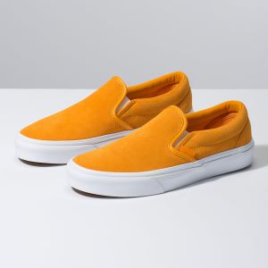 Vans Bayan Kaykay Ayakkabısı Soft Suede Slip-On Beyaz | 82135-922